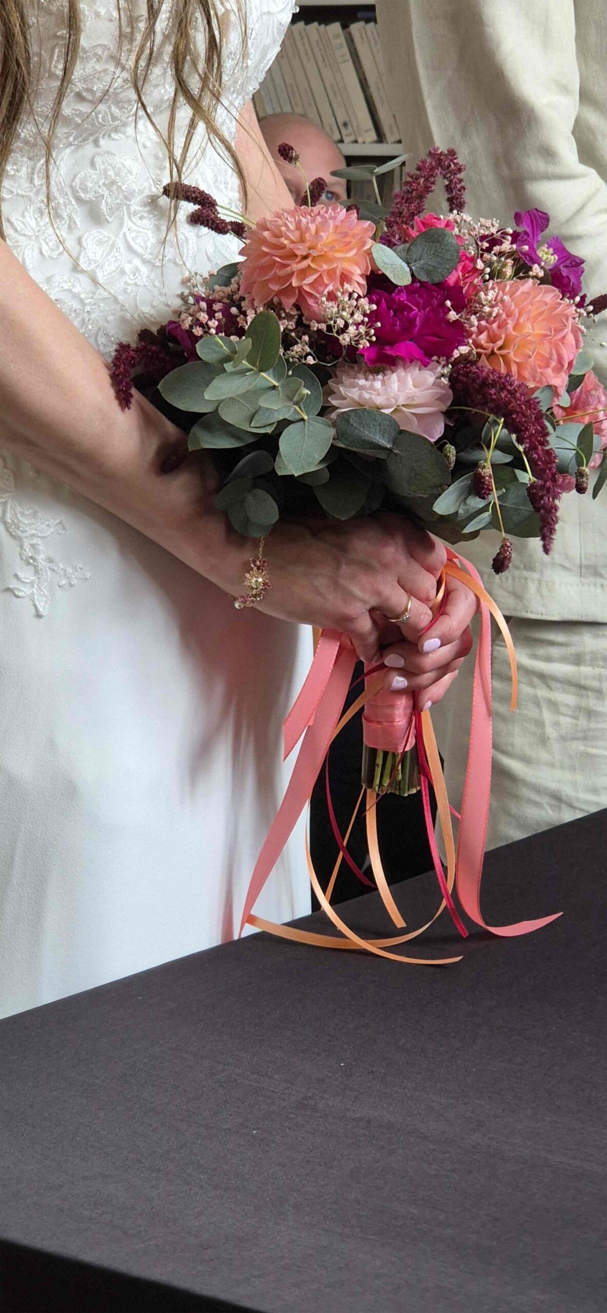 Bouquet de la mariée – mariage intime de Nadège et Matthieu
