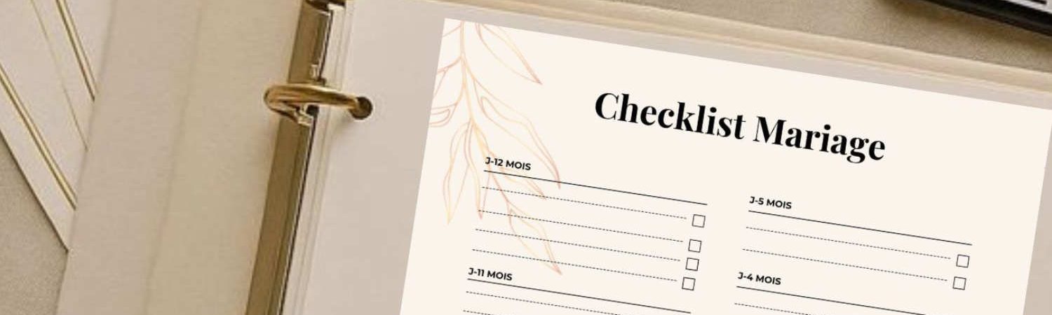 Checklist Mariage à compléter